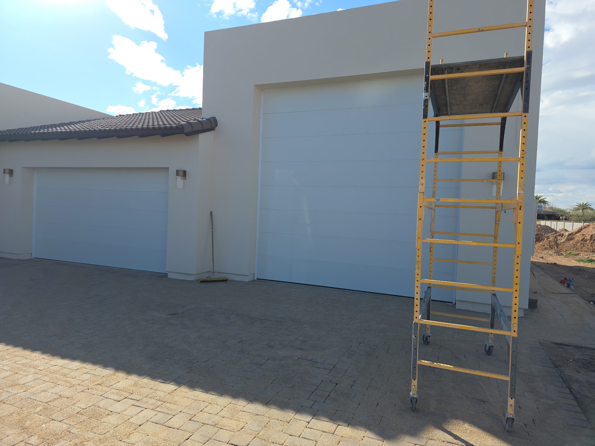 Large door install underway